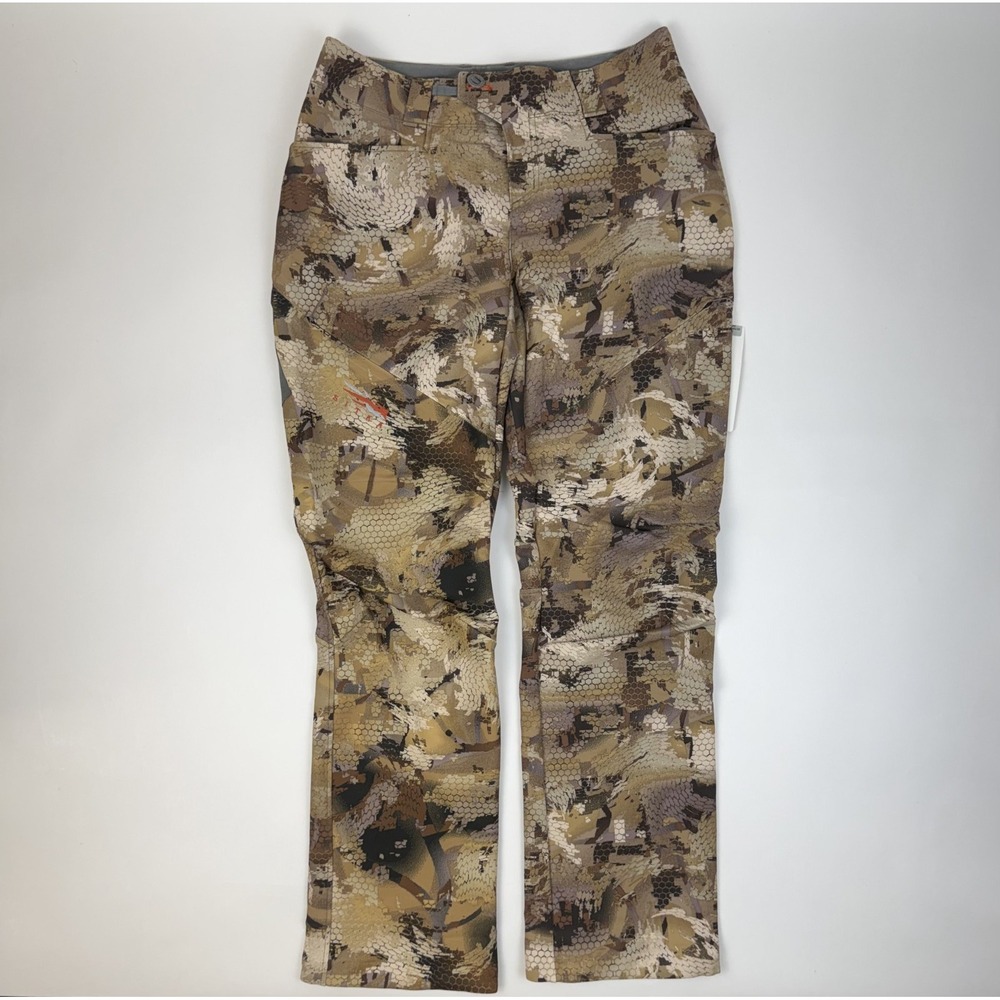 New Womens Sitka Cadence Durable Camo Print Outdoor Hiking Pants Size 32 NWT